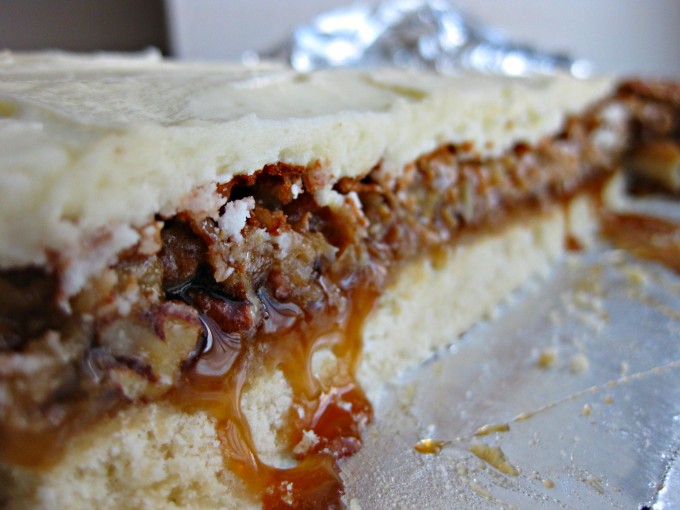 Frosted Pecan Pie Bars Recipe