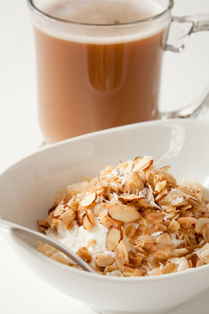 Toasted coconut and pineapple granola recipe