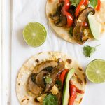 Millet and Veggie Breakfast Tacos Recipe - made with whole grain millet, red bell pepper, and portobello mushroom. Serve them for breakfast, lunch or dinner! Recipe from Eating Clean by Amie Valpone