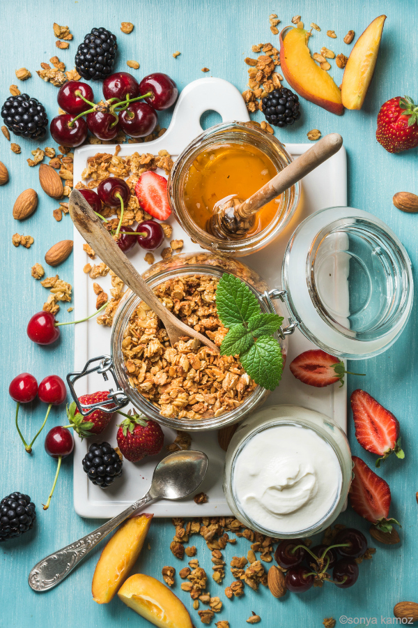 breakfast granola - photo by sonya kamoz