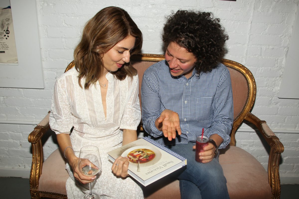 Sofia Coppola and Julia Turshen at the Small Victories cookbook release party. Photo by Dave Allocca