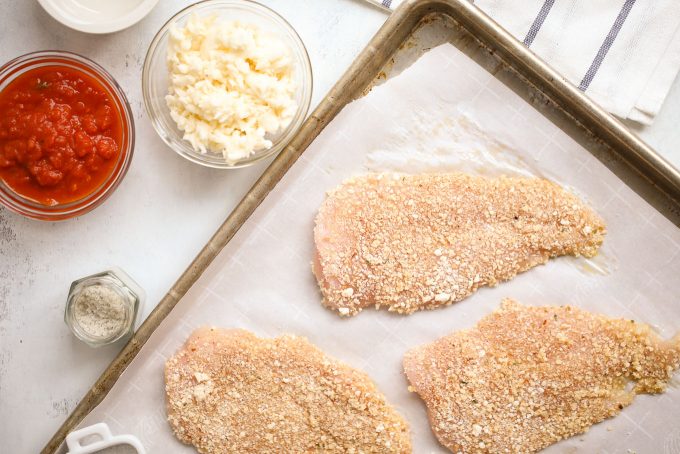 How to bake chicken parmesan