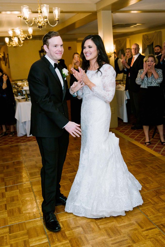 Daniel and Andie at their wedding