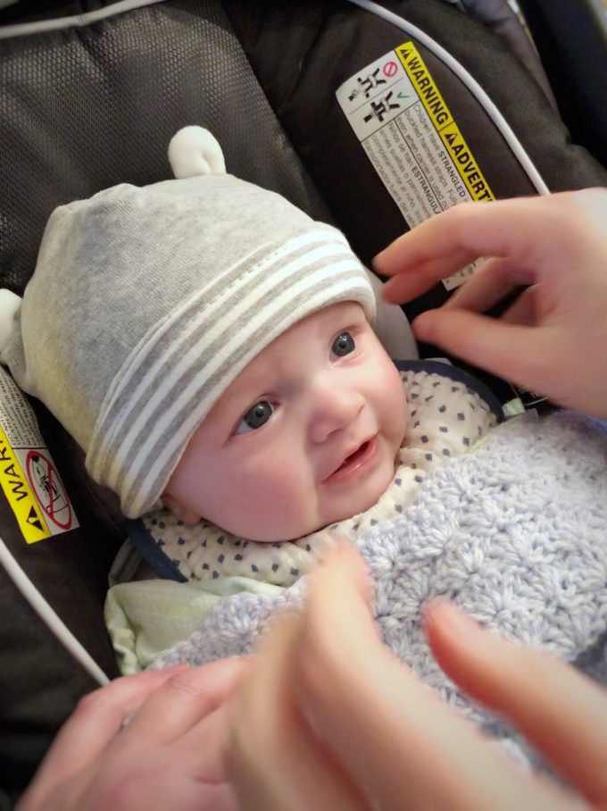 James getting ready to go for a walk
