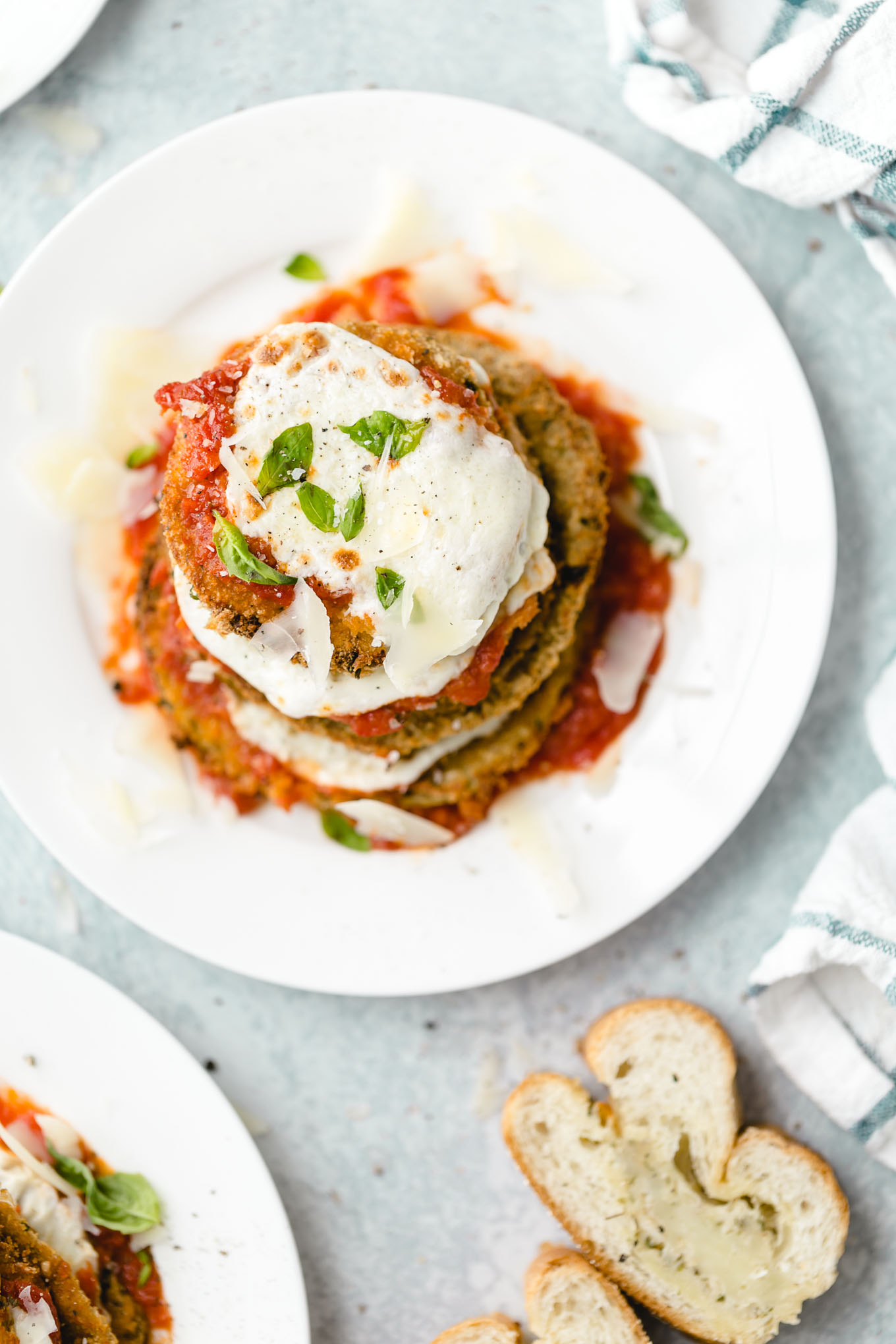 THE BEST Healthy Baked Eggplant Parmesan