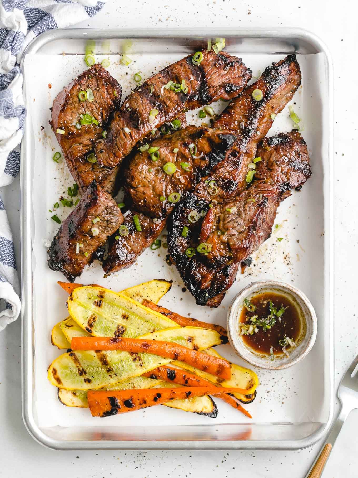 marinated and grilled steak tips for your 4th of july bbq recipe